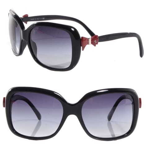 chanel 5171 red bow sunglasses|Eyewear .